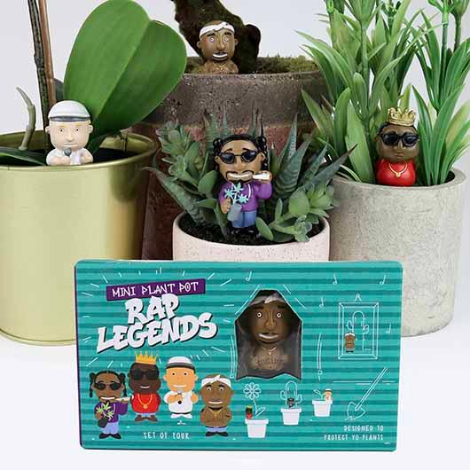 Rap Legends Gnome Plant Markers