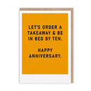In Bed By Ten Anniversary Card