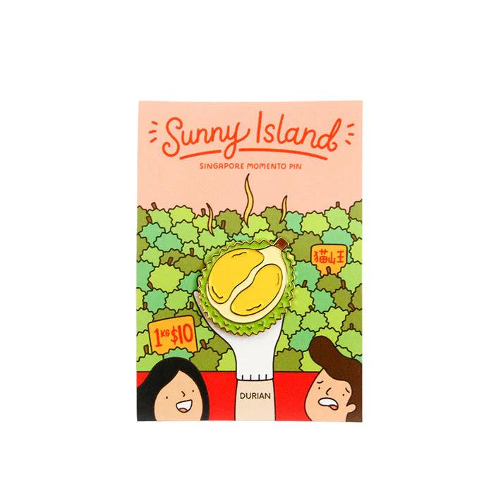 Sunny Island - Singapore Momento Pins