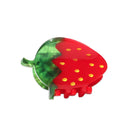 Mini Hair Claw Clip - Red Strawberry