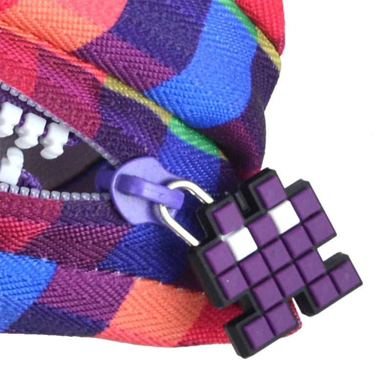 Pixel Monster Pouch Purple
