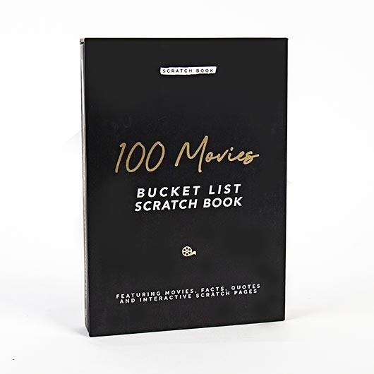 100 Movies Bucket List Scratch Book - SpectrumStore SG