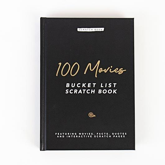 100 Movies Bucket List Scratch Book - SpectrumStore SG