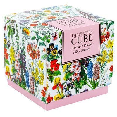 100 Piece Jigsaw Puzzle Cube - Flowers - SpectrumStore SG