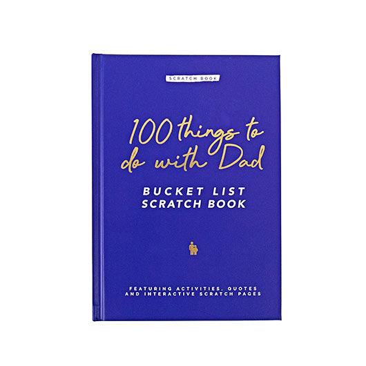 100 Things To Do With Dad Bucket List Scratch Book - SpectrumStore SG