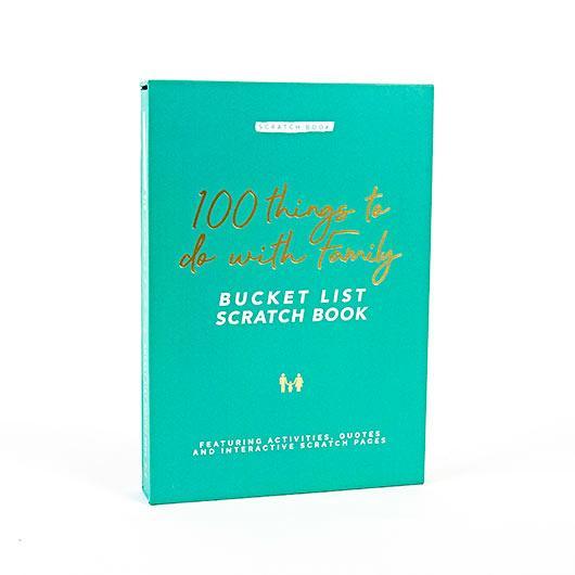 100 Things To Do With Family Bucket List Scratch Book - SpectrumStore SG