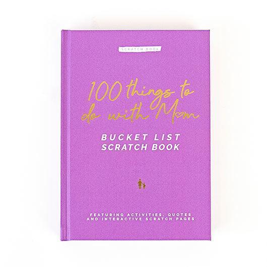 100 Things To Do With Mum Bucket List Scratch Book - SpectrumStore SG