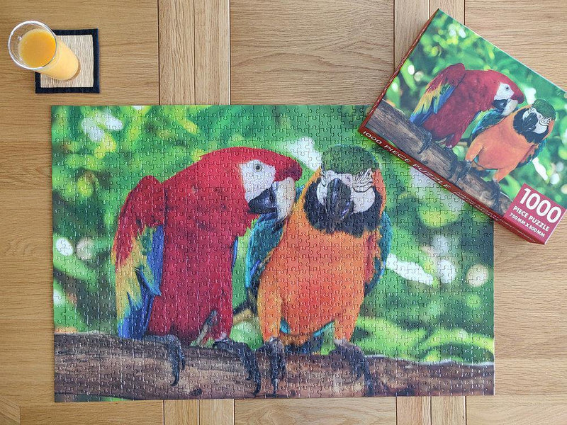 1000 Piece Jigsaw - Pair of Macaws - SpectrumStore SG