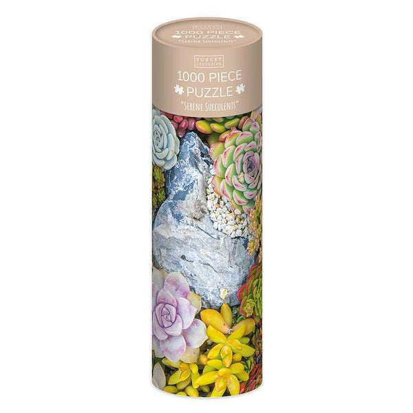 succulent spectrum puzzle 1000 Pieces Jigsaw In A Tube - Succulents
