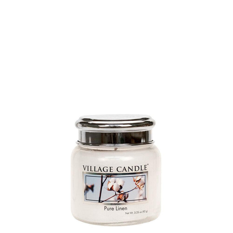 3.75Oz. Petite Apothecary Glass Jar - Pure Linen Candle - SpectrumStore SG