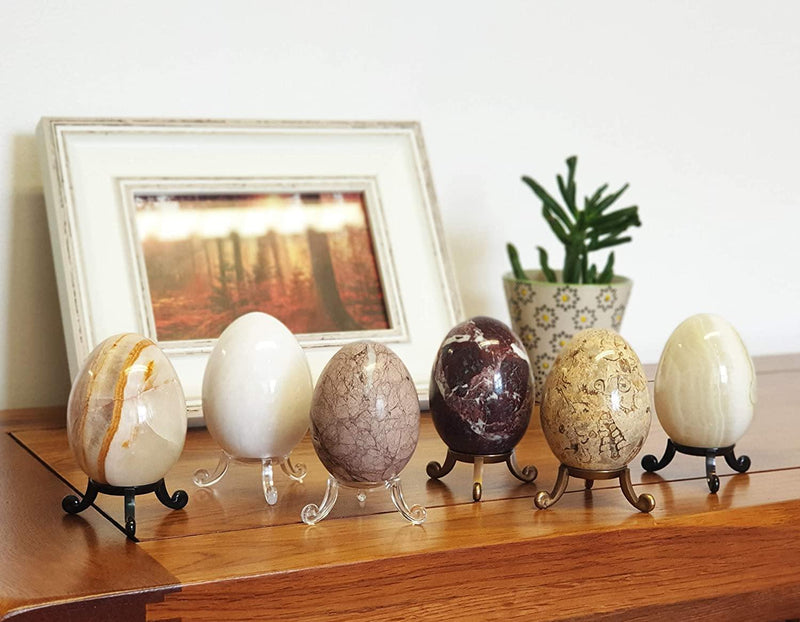 3 Inch Mixed Marble Eggs - SpectrumStore SG