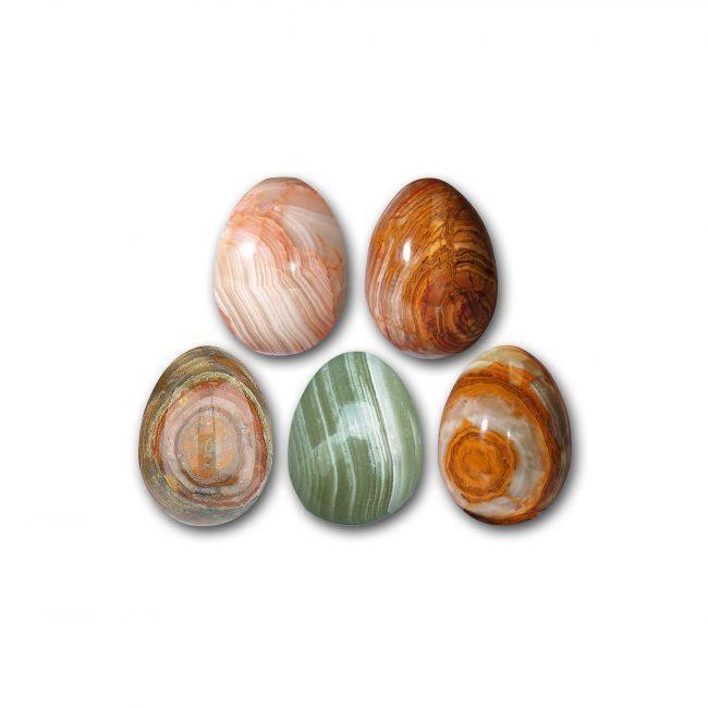 3 Inch Mixed Onyx Eggs - SpectrumStore SG