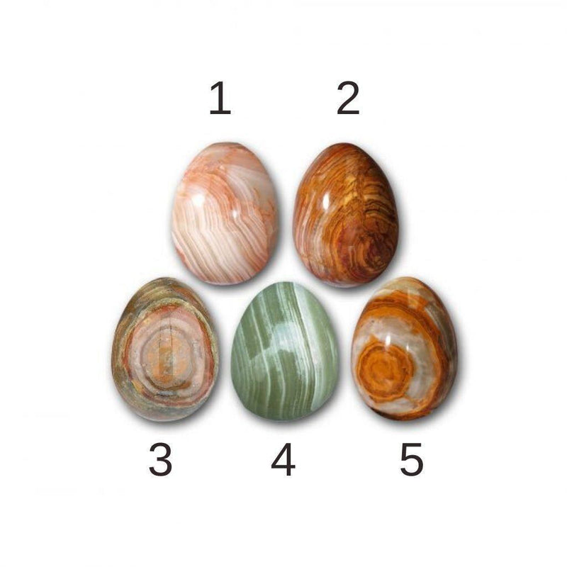 3 Inch Mixed Onyx Eggs - SpectrumStore SG