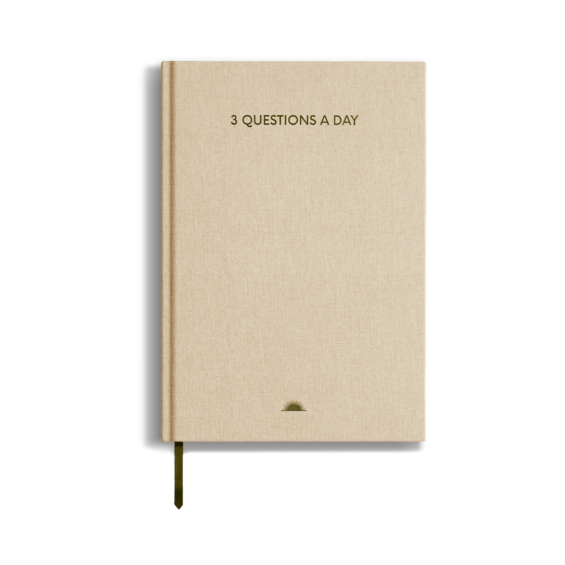 3 Questions a Day Journal - Green - SpectrumStore SG