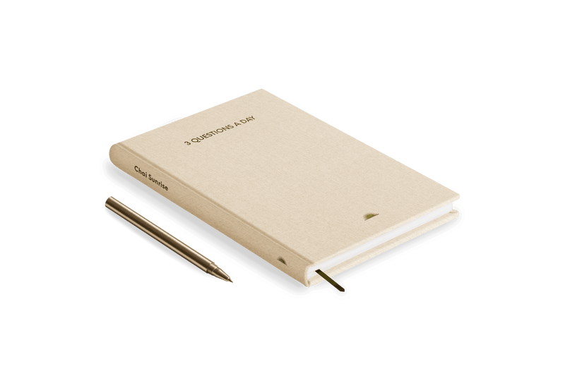 3 Questions a Day Journal - Green - SpectrumStore SG