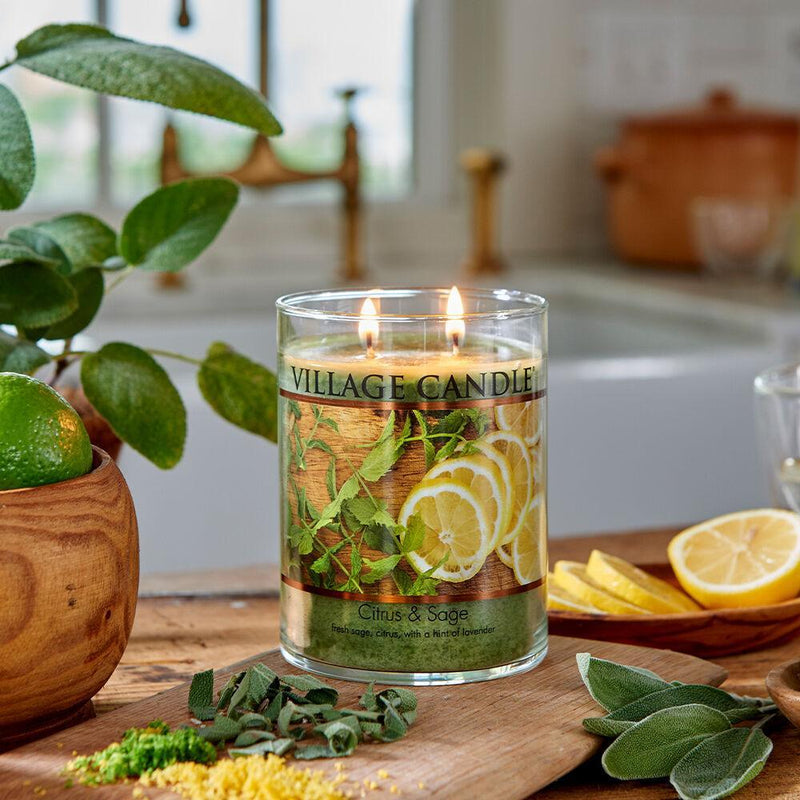 7.5Oz. Small Tumbler - Citrus & Sage Candle - SpectrumStore SG