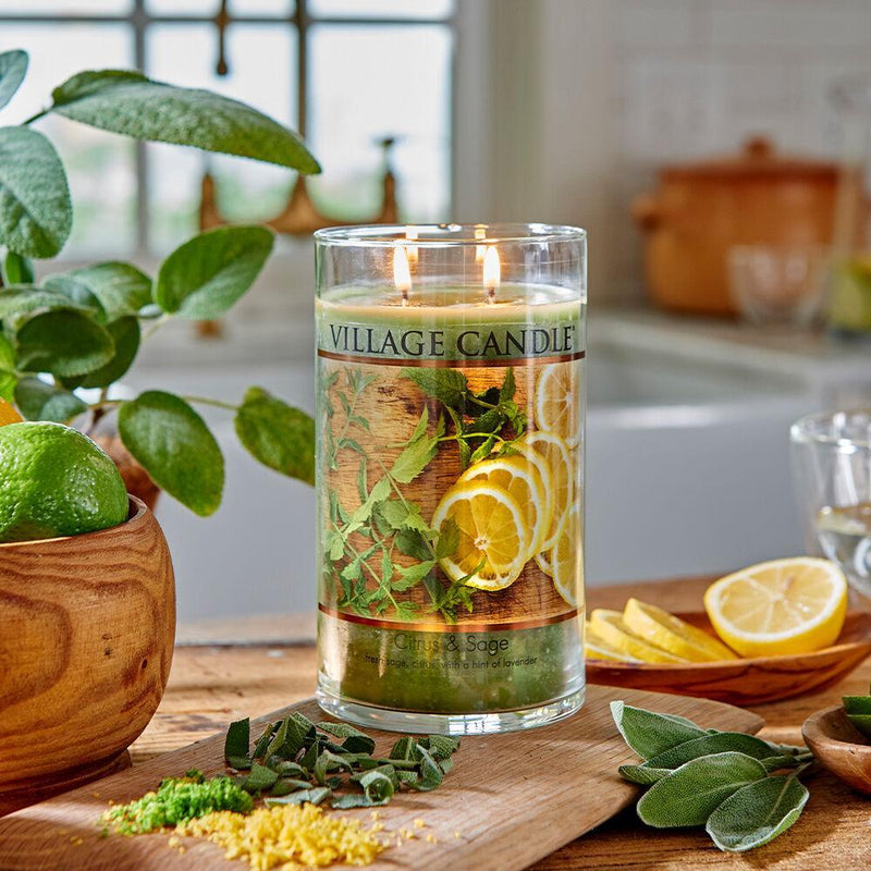 7.5Oz. Small Tumbler - Citrus & Sage Candle - SpectrumStore SG