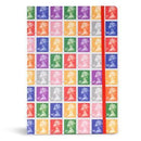 A5 Hard Cover Notebook: Multi Stamp - SpectrumStore SG