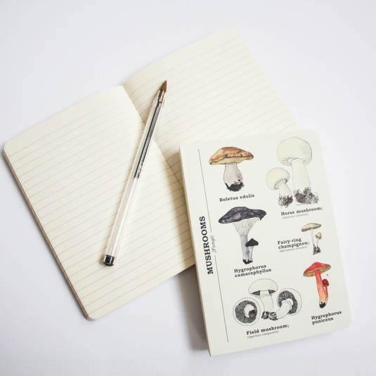 A6 Notebook: Multi Mushrooms - SpectrumStore SG