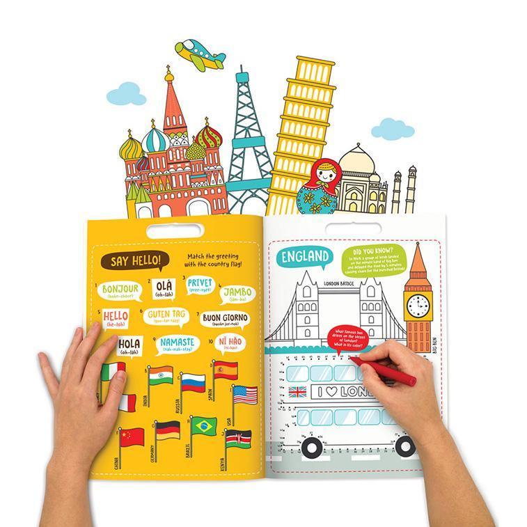 Activity Book: Around The World - SpectrumStore SG