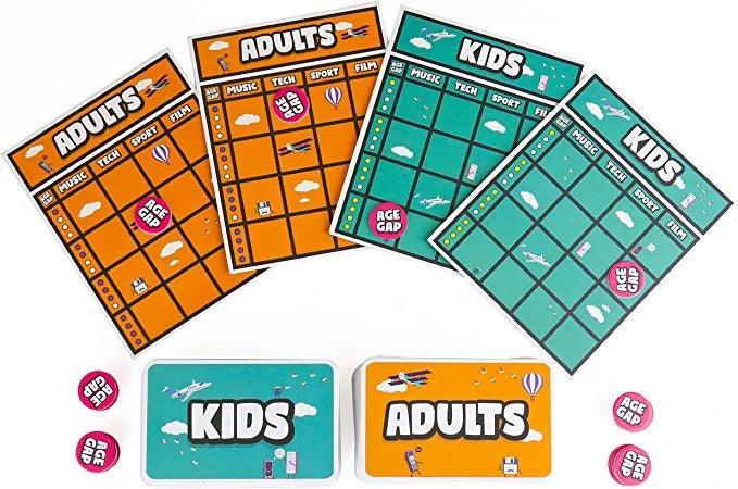 Age Gap - Kids Vs Adults Trivia Game - SpectrumStore SG