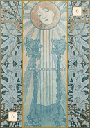 Alfons Maria Mucha Oracle Cards - SpectrumStore SG