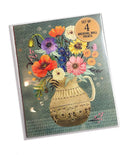 Archival Wall Prints: Floral Vases Art (Set of 4) - SpectrumStore SG