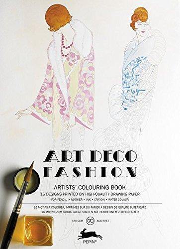 Artists' Colouring Book: Art Deco Fashion - SpectrumStore SG