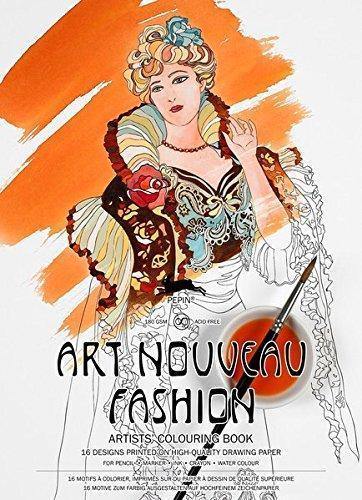 Artists' Colouring Book: Art Nouveau Fashion - SpectrumStore SG