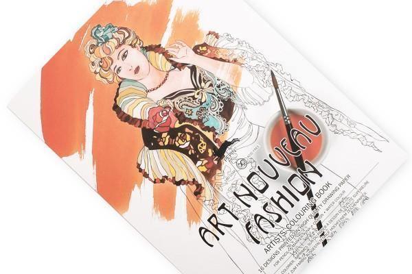 Artists' Colouring Book: Art Nouveau Fashion - SpectrumStore SG