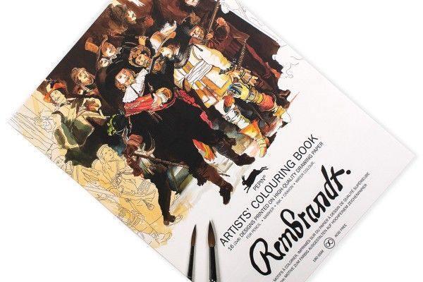 Artists' Colouring Book: Rembrandt - SpectrumStore SG