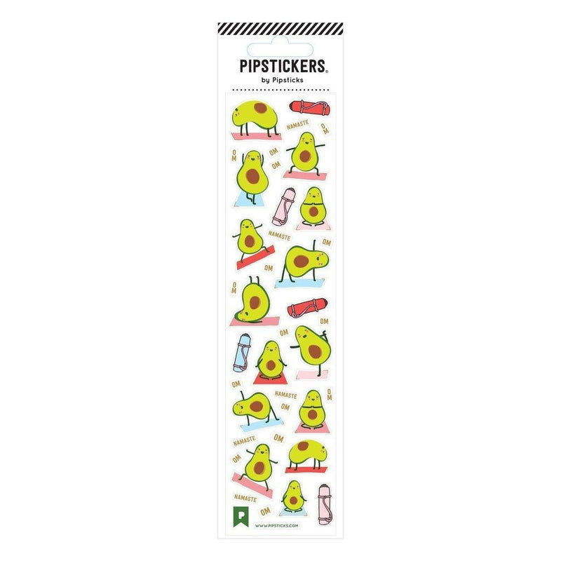 Avocado Asanas Sticker - SpectrumStore SG