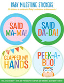 Baby Monthly Milestone Stickers - Achievements - SpectrumStore SG