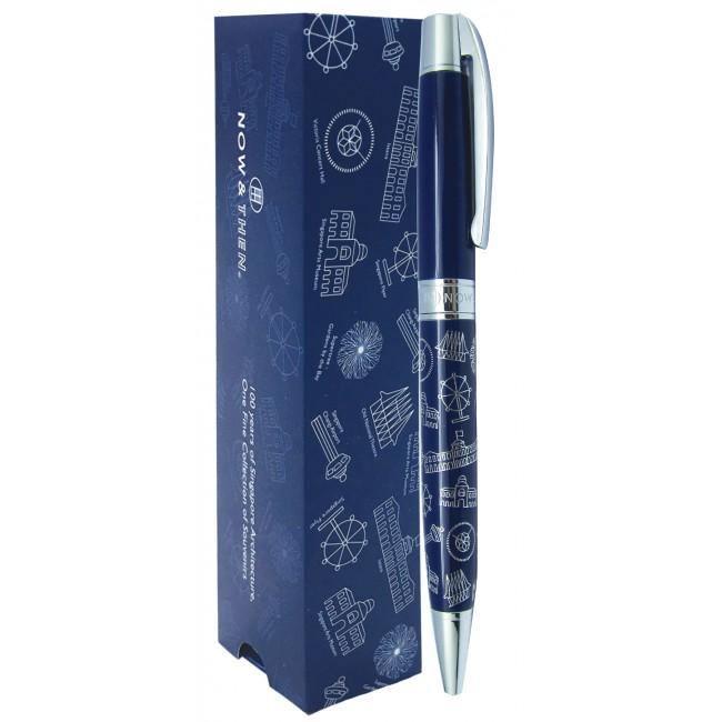 Ballpen Motif Blue - SpectrumStore SG