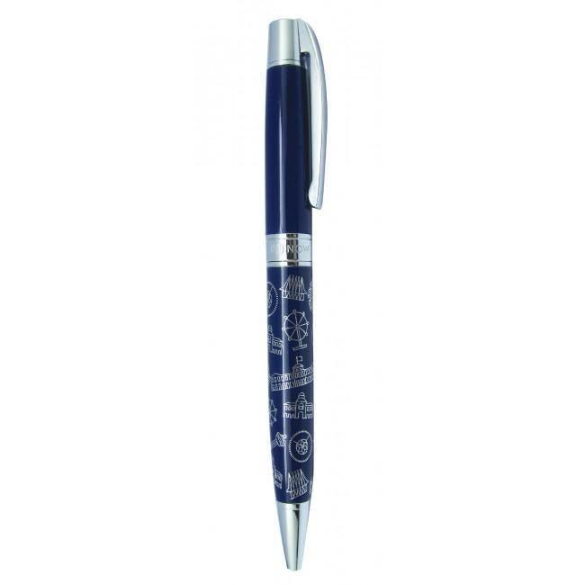 Ballpen Motif Blue - SpectrumStore SG