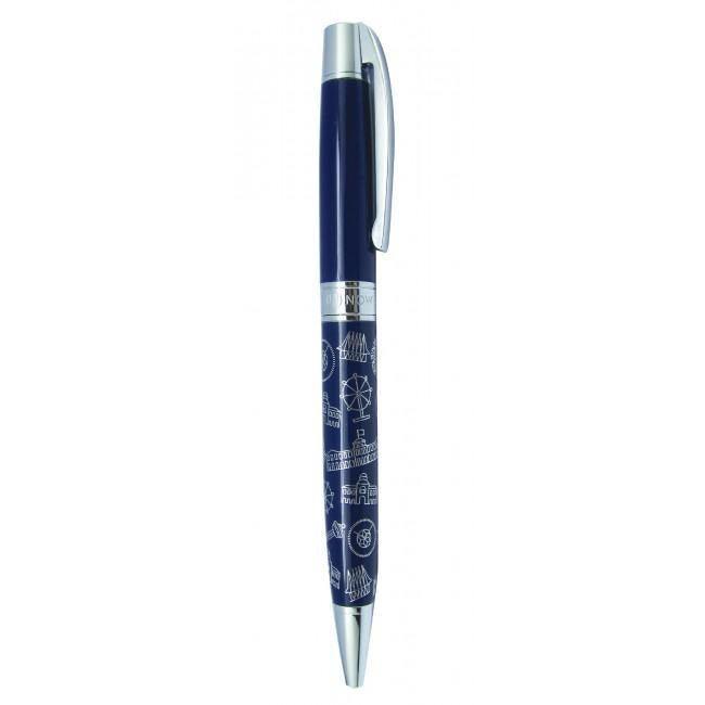 Ballpen Motif Blue - SpectrumStore SG