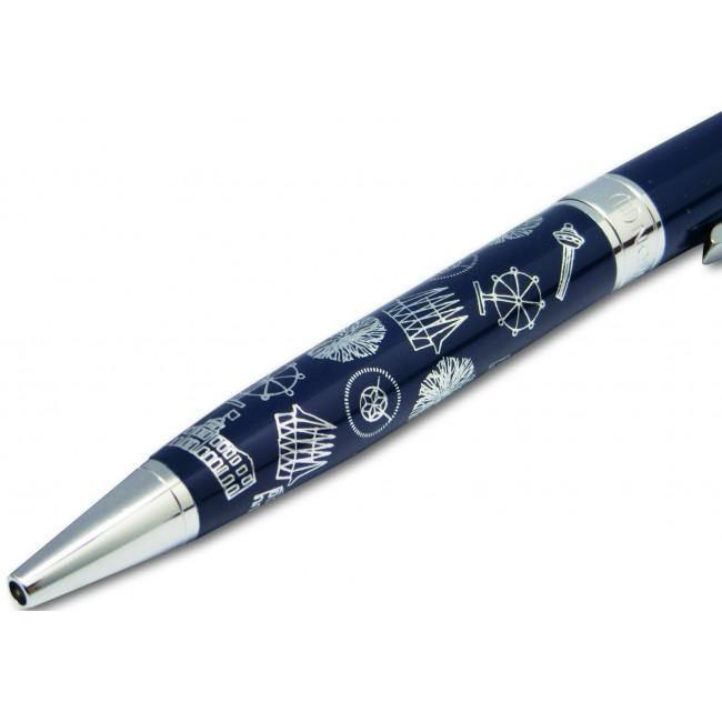 Ballpen Motif Blue - SpectrumStore SG