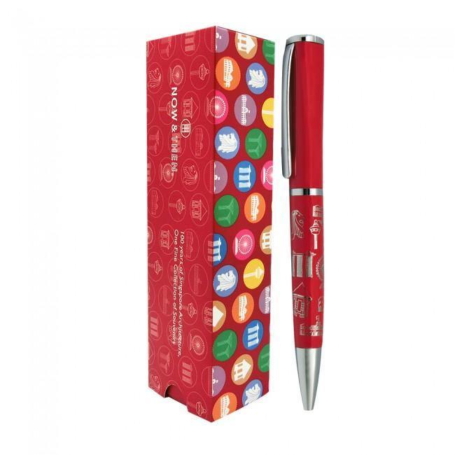 Ballpen Starburst Red - SpectrumStore SG