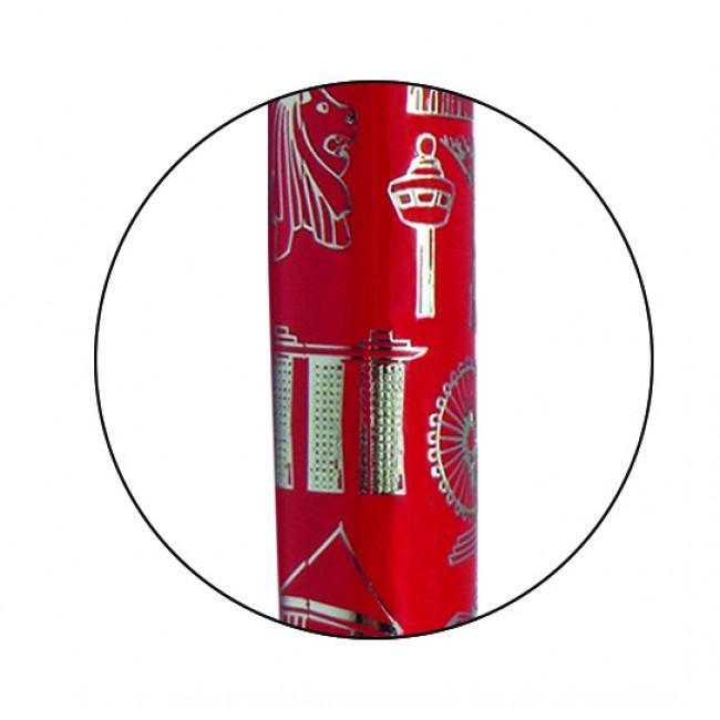 Ballpen Starburst Red - SpectrumStore SG