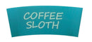 Bamboo Cup Sleeves: Coffee Sloth - SpectrumStore SG