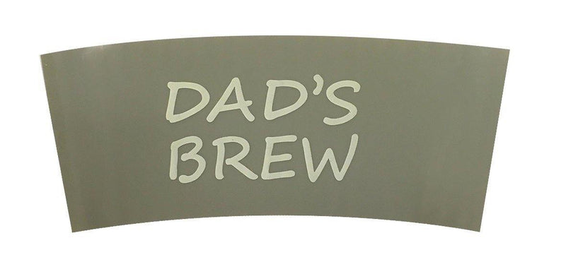 Bamboo Cup Sleeves: Dad's Brew - SpectrumStore SG
