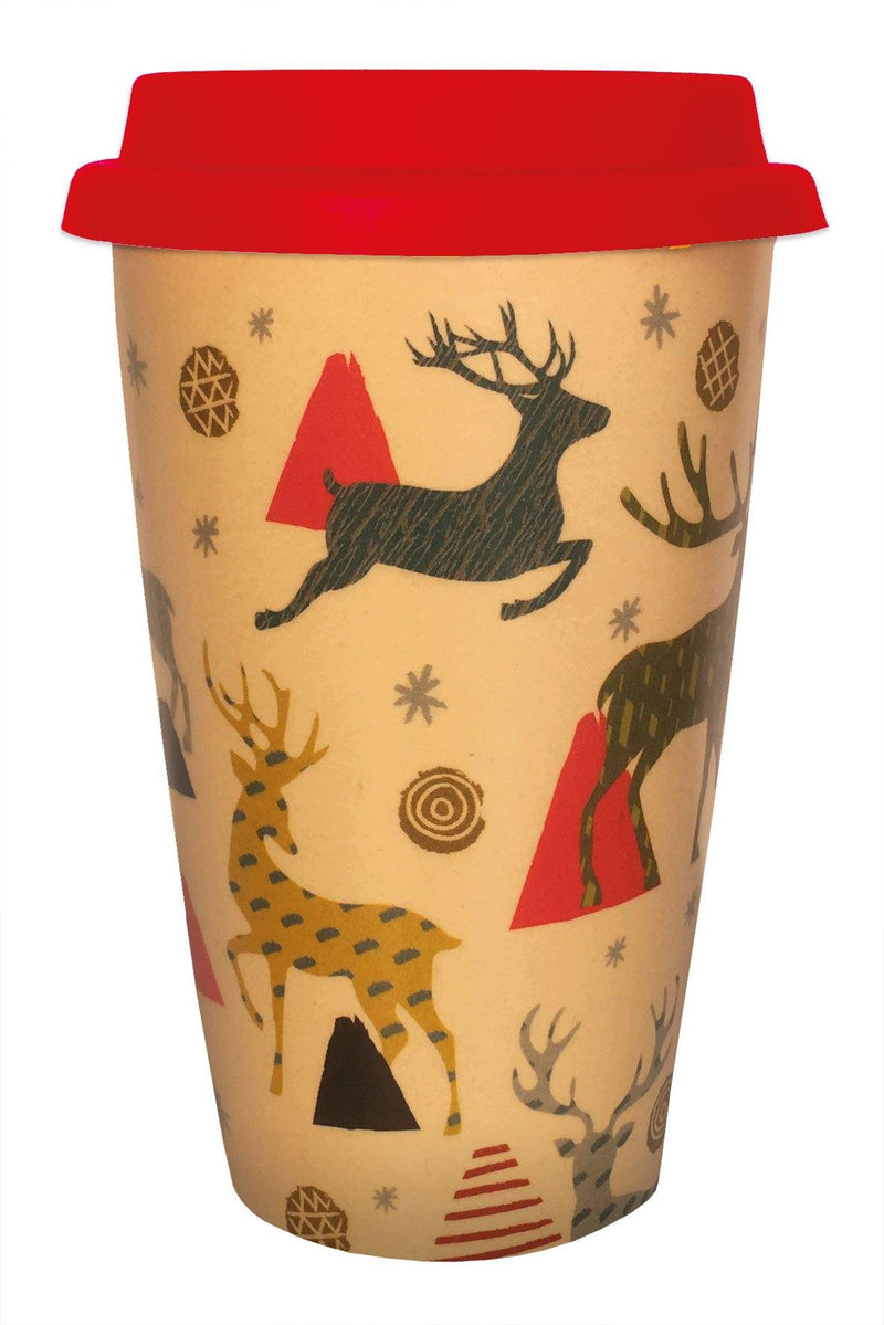 Bamboo Cups: Christmas 2 Reindeer - SpectrumStore SG