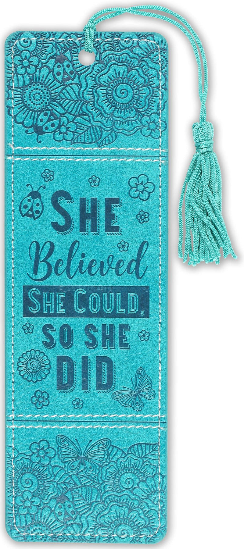 Beaded Artisan Bookmark: She Believed She Could - SpectrumStore SG