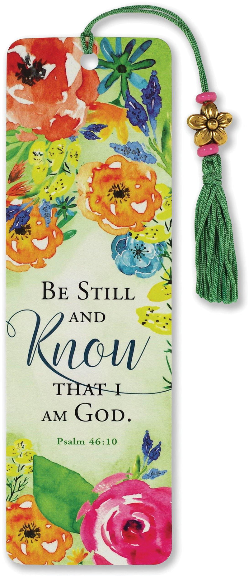 Beaded Bookmark: Be Still, and Know That I Am God - SpectrumStore SG