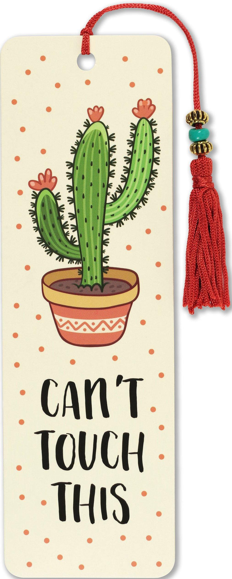 Beaded Bookmark: Can't Touch This - SpectrumStore SG