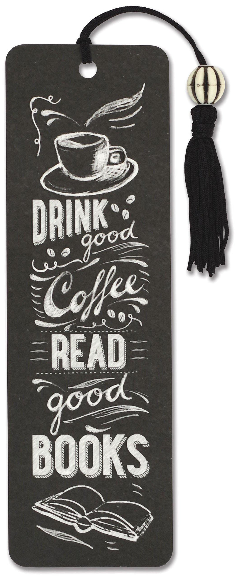 Beaded Bookmark: Coffee & Books - SpectrumStore SG