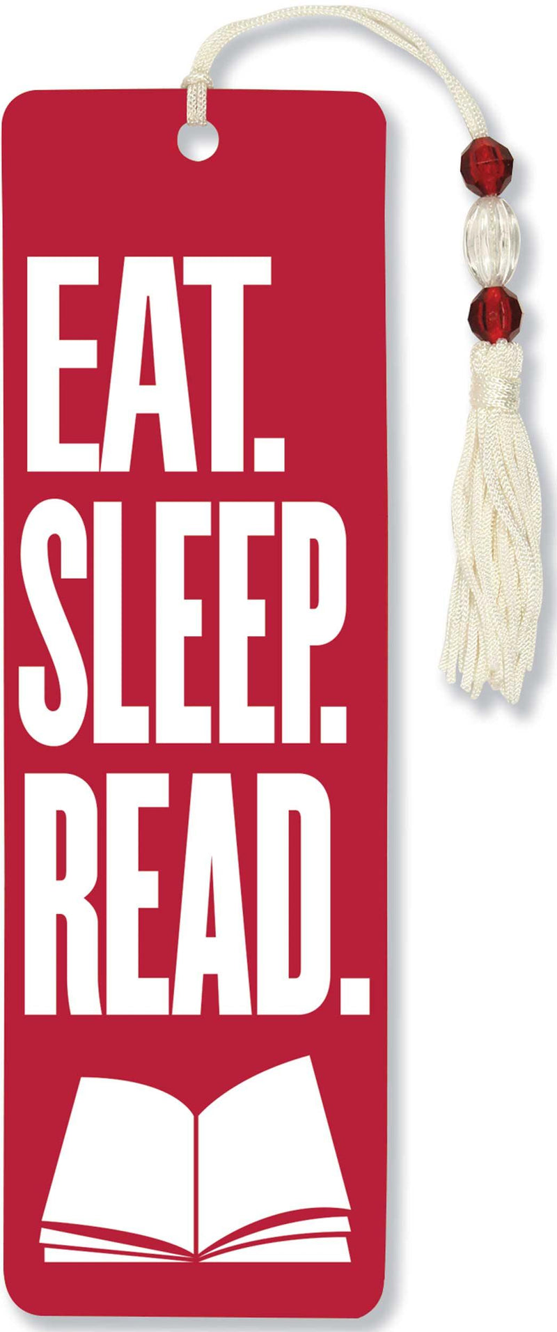 Beaded Bookmark: Eat, Sleep, Read - SpectrumStore SG