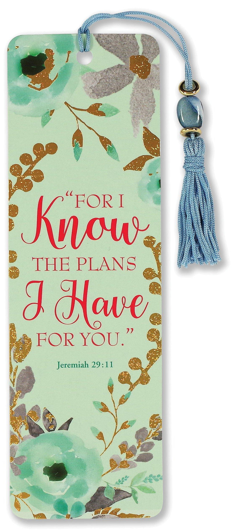 Beaded Bookmark: For I Know the Plans I Have For You - SpectrumStore SG
