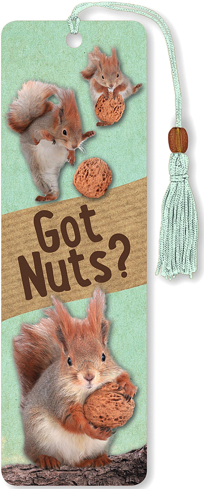 Beaded Bookmark: Got Nuts? - SpectrumStore SG