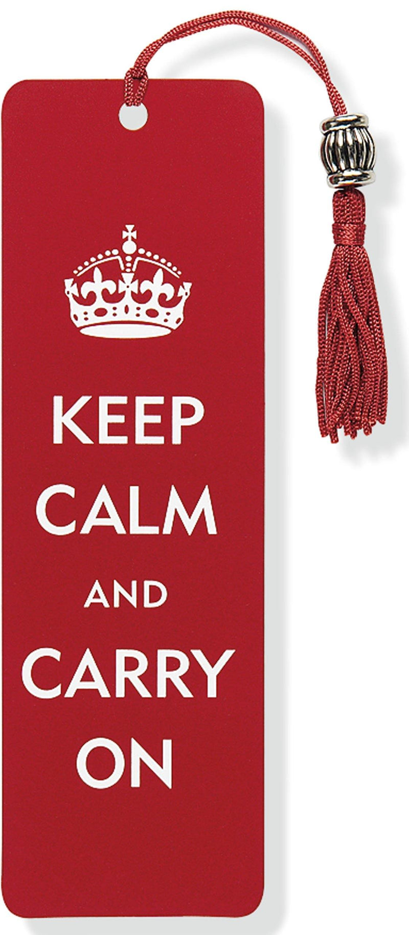 Beaded Bookmark: Keep Calm & Carry On - SpectrumStore SG